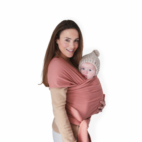 Mushie baba hordozókendő cédrus színben